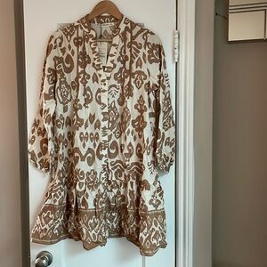 Salty Lemon boho boutique dress Toffee color small NWT